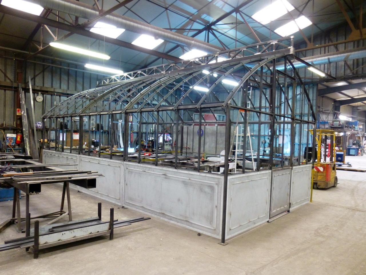 Assemblage d'une serre